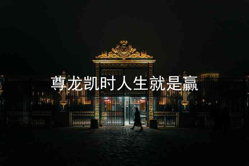 尊龙凯时人生就是赢